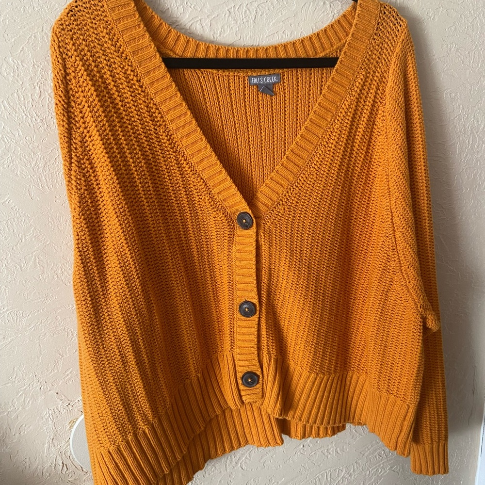 Crop Chunky Knit Cardigan